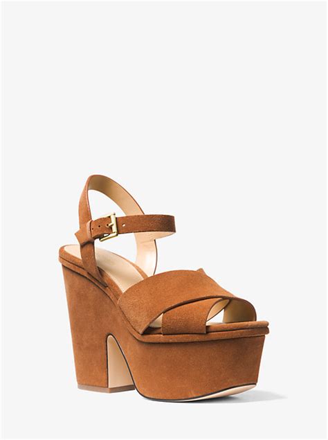 Divia Suede Platform Sandal 